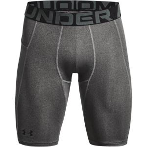 imageUnder Armour Mens HeatGear Long ShortsCarbon Heather 090Black