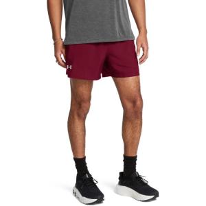 imageUnder Armour Mens Launch Run 5quot Shorts625 Cardinal  Cardinal  Reflective