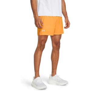 imageUnder Armour Mens Launch Run 5quot Shorts803 Nova Orange  Nova Orange  Reflective