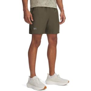 imageUnder Armour Mens Launch Run 7 Inch Unlined Shorts390 Marine Od Green   Reflective