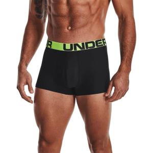 imageUnder Armour Mens MultiPack Performance Tech Boxerjock Brief 3quot Inseam AllDay Comfort ampamp SoftBlack 003Pink Shock