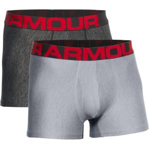 imageUnder Armour Mens MultiPack Performance Tech Boxerjock Brief 3quot Inseam AllDay Comfort ampamp SoftMod Gray Light Heather 011Jet Gray Light Heather