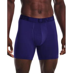 imageUnder Armour Mens MultiPack Performance Tech Mesh Boxerjock Brief 6quot Inseam AllDay Comfort468 Sonar Blue   Sonar Blue