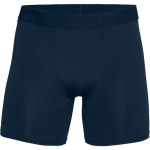 imageUnder Armour Mens MultiPack Performance Tech Mesh Boxerjock Brief 6quot Inseam AllDay ComfortAcademy Blue 408Mod Gray