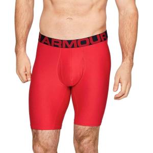 imageUnder Armour Mens MultiPack Performance Tech Mesh Boxerjock Brief 6quot Inseam AllDay ComfortRed