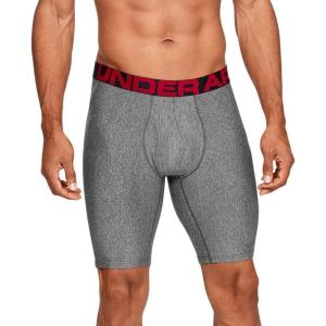 imageUnder Armour Mens Multipack Performance Tech Mesh Boxerjock Brief 6quot Inseam Allday ComfortGray
