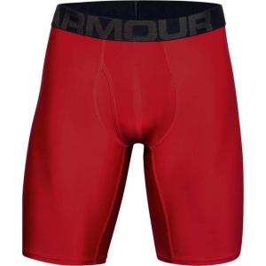 imageUnder Armour Mens Multipack Performance Tech Mesh Boxerjock Brief 6quot Inseam Allday ComfortVersa Red 608Jet Gray