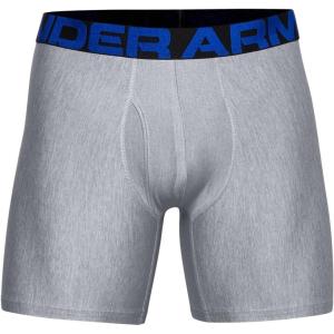 imageUnder Armour Mens Standard Tech 6quot Boxerjock MultipackAcademy  Mod Gray Light Heather