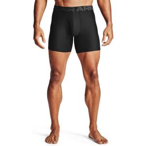 imageUnder Armour Mens Standard Tech 6quot Boxerjock MultipackBlack 001Black