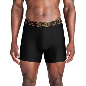 imageUnder Armour Mens Standard Tech 6quot Boxerjock MultipackBlack Multicolor 3 Pack