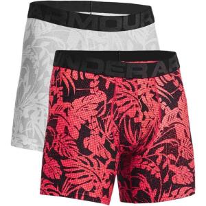 imageUnder Armour Mens Standard Tech 6quot Boxerjock MultipackHalo Gray 014Black