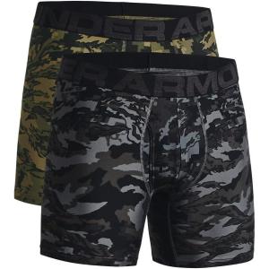 imageUnder Armour Mens Standard Tech 6quot Boxerjock MultipackMarine Od Green 390Black