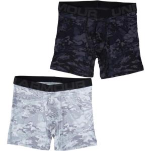 imageUnder Armour Mens Standard Tech 6quot Boxerjock MultipackMod Gray 012Black