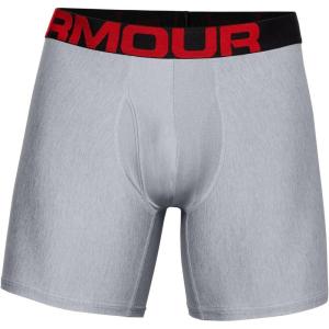 imageUnder Armour Mens Standard Tech 6quot Boxerjock MultipackMod Gray Light Heather  Jet Gray Light Heather