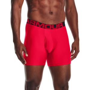 imageUnder Armour Mens Standard Tech 6quot Boxerjock MultipackRed 600Black