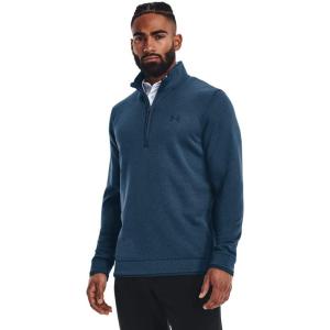 imageUnder Armour Mens Storm Snap Fleece 12 Zip TShirt437 Petrol Blue   Petrol Blue