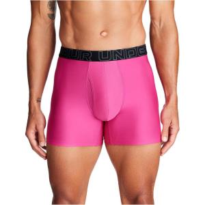 imageUnder Armour Mens Tech 6inch Boxerjock 1PackAstro Pink Solid