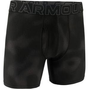 imageUnder Armour Mens Tech 6inch Boxerjock 1PackBlack Hazey Print