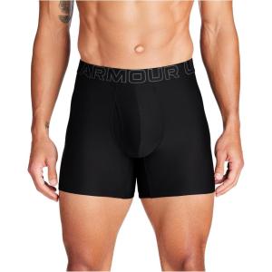 imageUnder Armour Mens Tech 6inch Boxerjock 1PackBlack Solid  Core