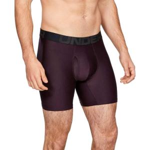 imageUnder Armour Mens Tech 6inch Boxerjock 1PackDark Maroon
