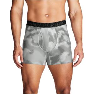 imageUnder Armour Mens Tech 6inch Boxerjock 1PackWhite Diffuse Print
