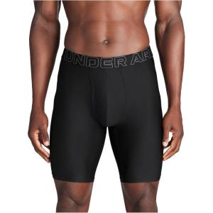 imageUnder Armour Mens Tech Mesh 9quot Underwear 2 PackBlack Solid  Core 3 Pack