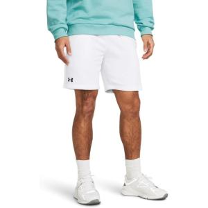 imageUnder Armour Mens UA Rival Fleece Shorts100 White   Black