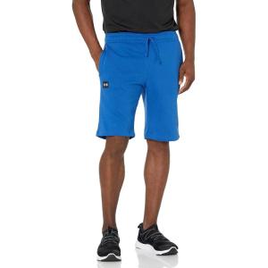 imageUnder Armour Mens UA Rival Fleece ShortsTech Blue 432Onyx White