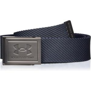imageUnder Armour Mens Webbing Belt013 Pitch Gray  Midnight Navy  Silver