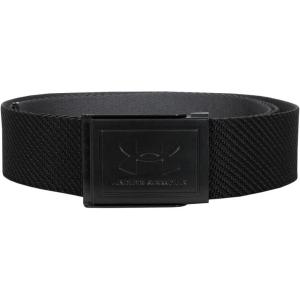imageUnder Armour Mens Webbing BeltBlack 001Pitch Gray