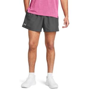 imageUnder Armour Mens Woven 5quot Shorts025 Castlerock   White