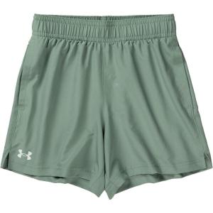 imageUnder Armour Mens Woven 5quot Shorts348 Silica Green   White