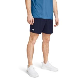 imageUnder Armour Mens Woven 5quot Shorts410 Midnight Navy   White