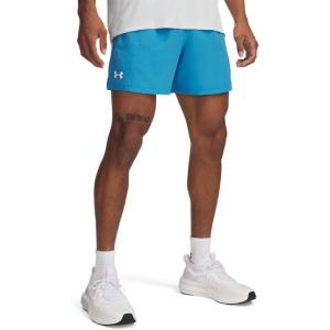 imageUnder Armour Mens Woven 5quot Shorts452 Ether Blue   White