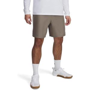 imageUnder Armour Mens Woven Wordmark Shorts201 Taupe Dusk   White