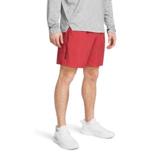 imageUnder Armour Mens Woven Wordmark Shorts814 Red Solstice   Black