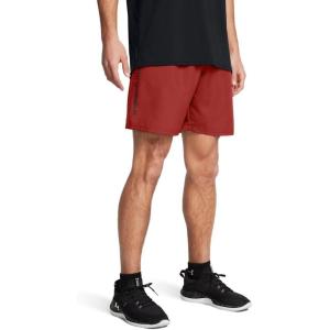 imageUnder Armour Mens Woven Wordmark Shorts840 Earthen Orange   Black