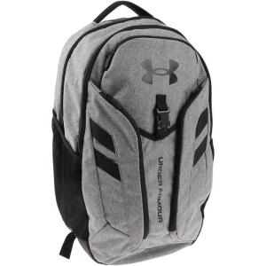 imageUnder Armour Unisex Hustle Pro Backpack Black 001Metallic Silver One Size Fits AllPitch Gray Medium Heather 012Black