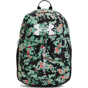 imageUnder Armour UnisexAdult Hustle Sport Backpack  Midnight Navy 410Metallic Silver  One Size Fits All013 Black   Bolt Red