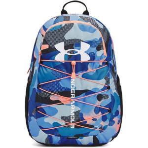 imageUnder Armour UnisexAdult Hustle Sport Backpack  Midnight Navy 410Metallic Silver  One Size Fits All018 Black   White