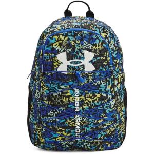 imageUnder Armour UnisexAdult Hustle Sport Backpack  Midnight Navy 410Metallic Silver  One Size Fits All020 Black   White