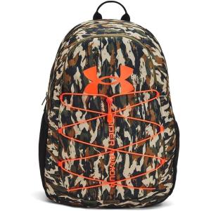 imageUnder Armour UnisexAdult Hustle Sport Backpack  Midnight Navy 410Metallic Silver  One Size Fits All390 Marine Od Green  Marine Od Green  Blaze Orange
