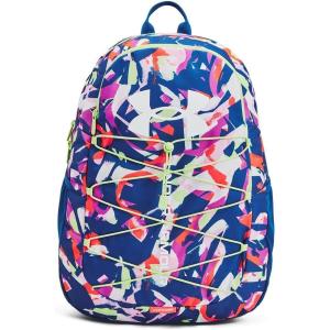imageUnder Armour UnisexAdult Hustle Sport Backpack  Midnight Navy 410Metallic Silver  One Size Fits All433 Tech Blue  Tech Blue  White