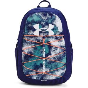 imageUnder Armour UnisexAdult Hustle Sport Backpack  Midnight Navy 410Metallic Silver  One Size Fits All468 Sonar Blue   White