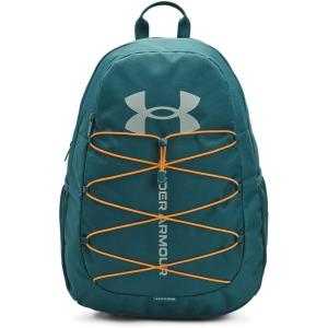 imageUnder Armour UnisexAdult Hustle Sport Backpack  Midnight Navy 410Metallic Silver  One Size Fits All716 Tourmaline Teal  Opal Green  Orange Ice