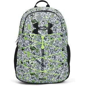 imageUnder Armour UnisexAdult Hustle Sport Backpack  Midnight Navy 410Metallic Silver  One Size Fits All732 High Vis Yellow  Black  Metallic Black