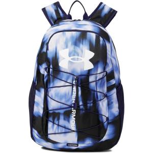 imageUnder Armour UnisexAdult Hustle Sport Backpack  Midnight Navy 410Metallic Silver  One Size Fits All947 Navy Magic   White