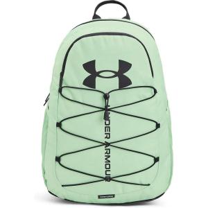 imageUnder Armour UnisexAdult Hustle Sport Backpack  Midnight Navy 410Metallic Silver  One Size Fits AllAqua Foam 335Jet Gray