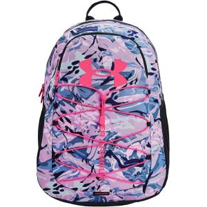 imageUnder Armour UnisexAdult Hustle Sport Backpack  Midnight Navy 410Metallic Silver  One Size Fits AllBlack 002Cerise