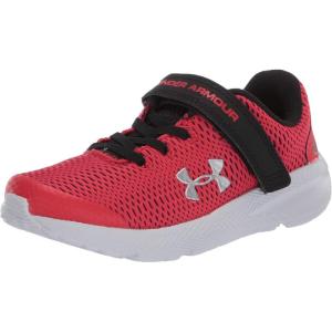 imageUnder Armour UnisexChild Pre School Pursuit 2 Alternative Closure SneakerVersa Red 600Metallic Silver